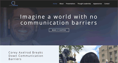 Desktop Screenshot of coreyaxelrod.com